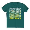 SCIENCE WORLD "ILLUSIONS" T-SHIRT, YOUTH JADE