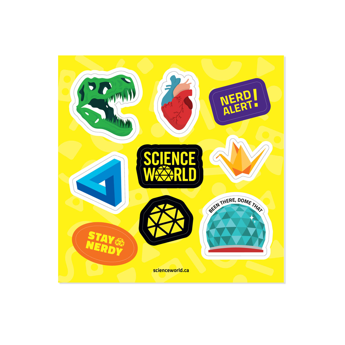 Science Stuff Sticker SCIENCE WORLD STICKER SHEET – Science World Science Store