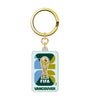 FIFA 3D ROTATING VAN. TROPHY KEYCHAIN