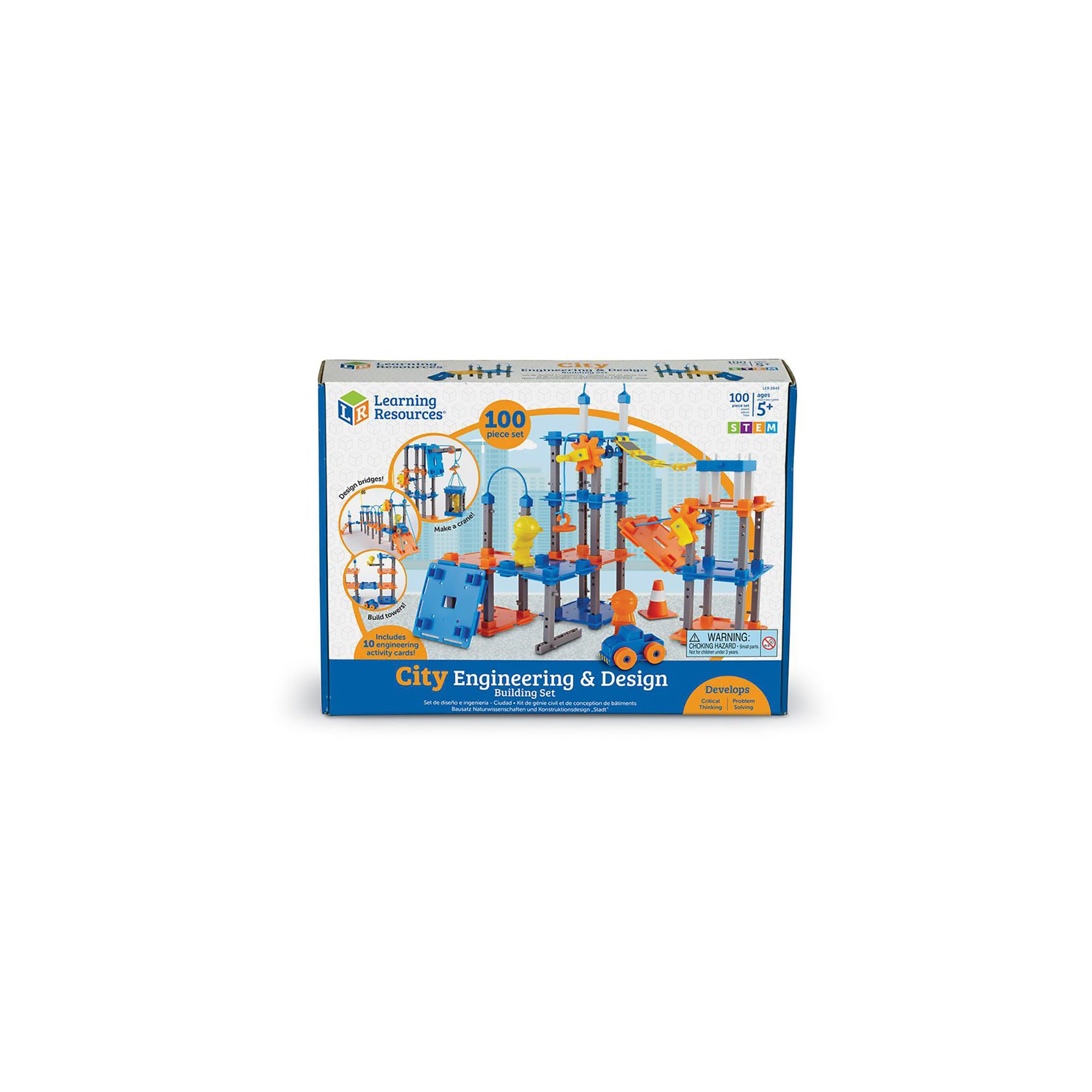 LEARNING RESOURCES CITY ENGINEERING & DESIGN BUILDING SET