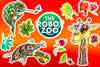 THE ROBOT ZOO STICKER SHEET