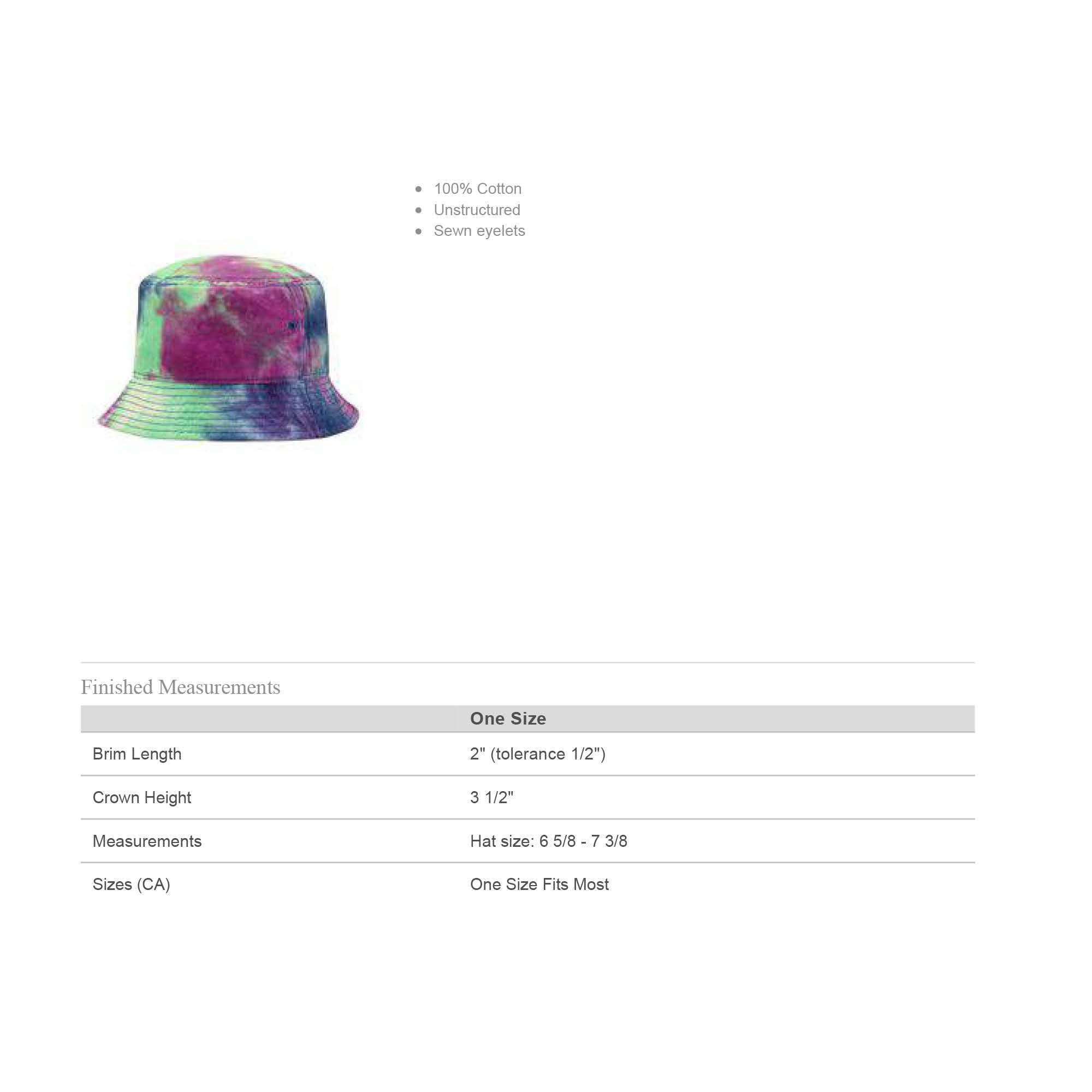 Bucket Hat Science EXPO 86 TIE-DYE BUCKET HAT – Science World Science Store