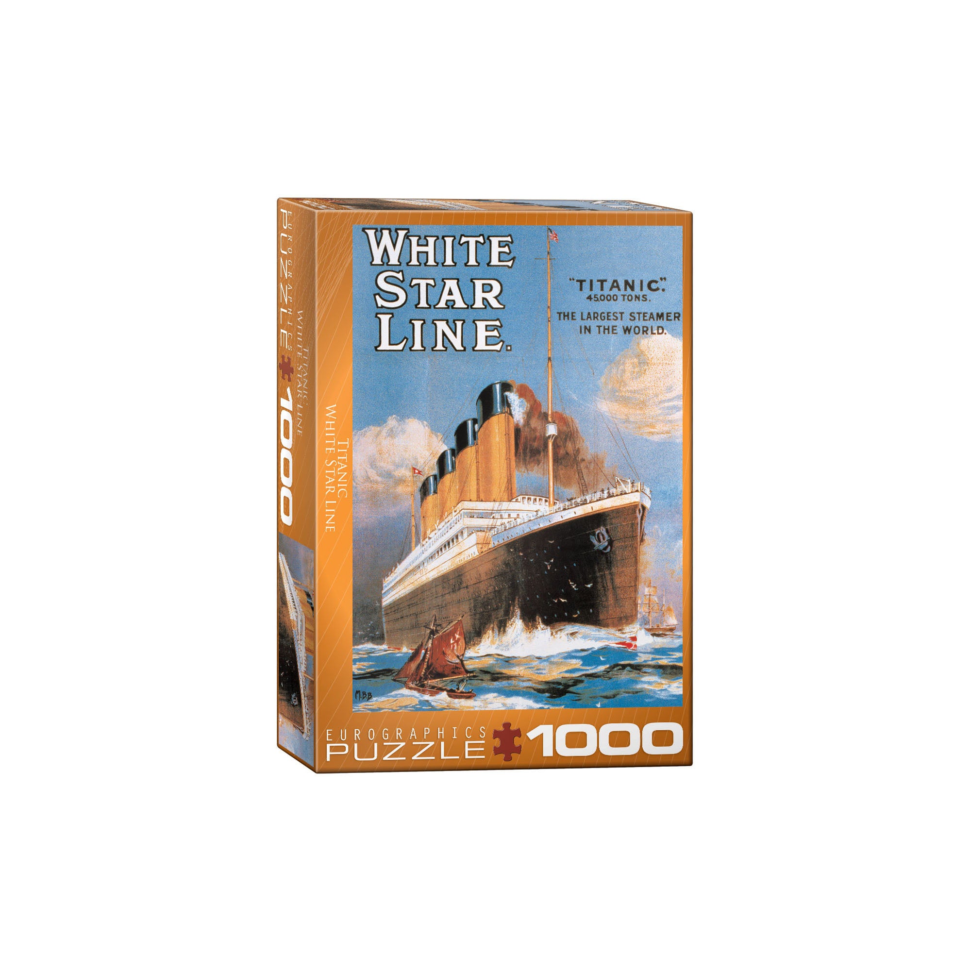EUROGRAPHICS TITANIC WHITE STAR LINE 1000 PIECE PUZZLE