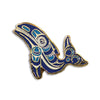 "WHALE" INDIGENOUS ENAMEL PIN