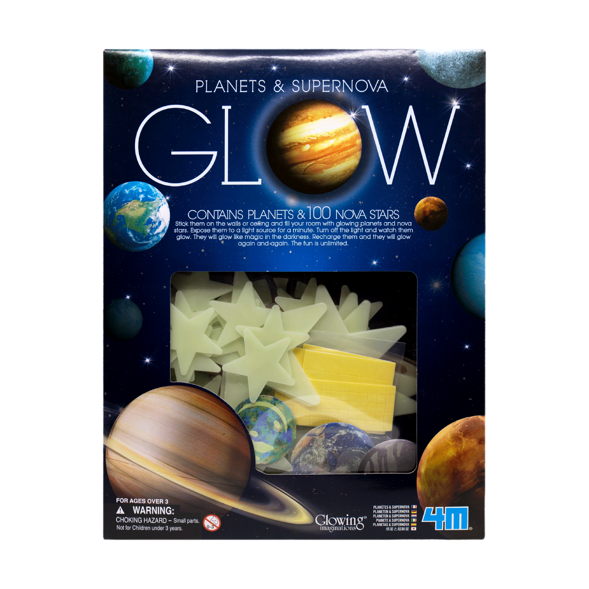 4M GLOW IN THE DARK PLANETS AND SUPERNOVA STARS – Science World