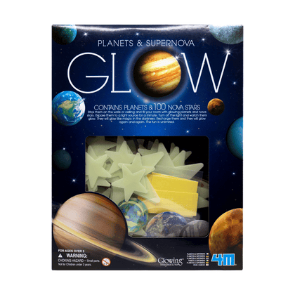 4M GLOW IN THE DARK PLANETS AND SUPERNOVA STARS