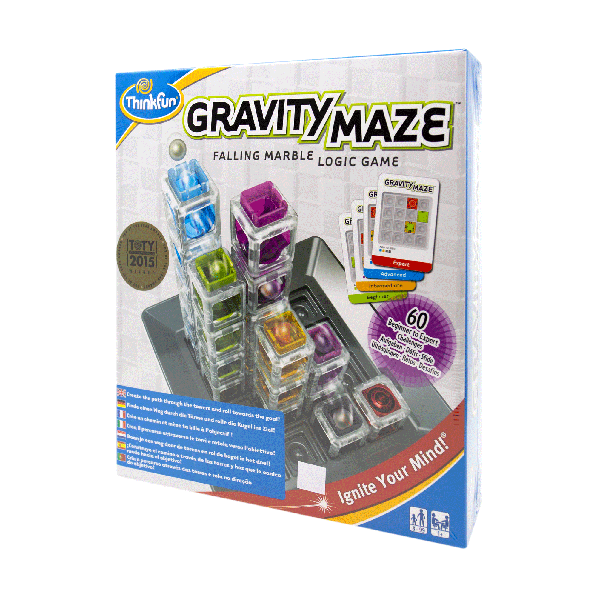 Gravity maze top marble game