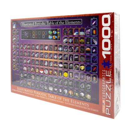 ILLUSTRATED PERIODIC TABLE OF ELEMENTS 1000 PIECE PUZZLE