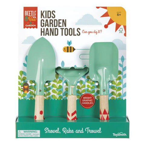 BEETLE AND BEE'S KIDS GARDEN HAND TOOLS